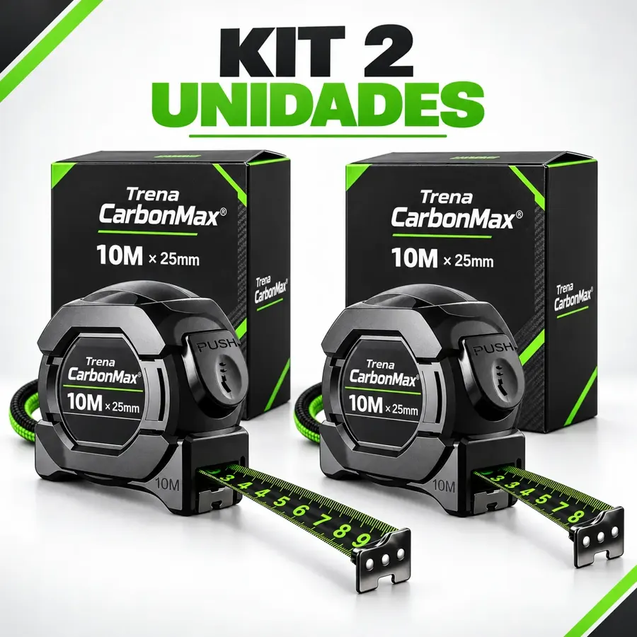 Kit com duas unidades da Trena CarbonMax